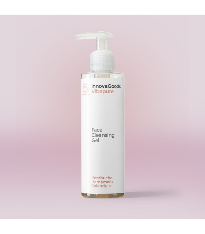 Réflexion durant une seconde Gel nettoyant visage Vibepure Kombucha – InnovaGoods 200 ml Is this conversation helpful so far?