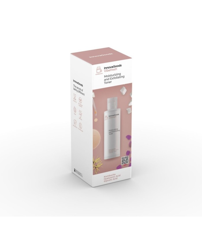 Lotion Tonique Hydratant et Exfoliant pour le Visage Kombucha Vibefresh 150 ml