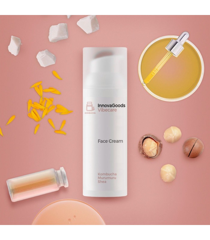 Réflexion durant quelques secondes Vibecare Kombucha – InnovaGoods, crème hydratante visage 50 ml