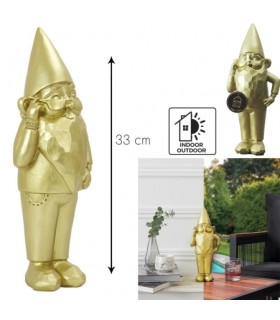 Réflexion durant une seconde Sculpture Nano Star 33 cm – objet décoratif étoile design