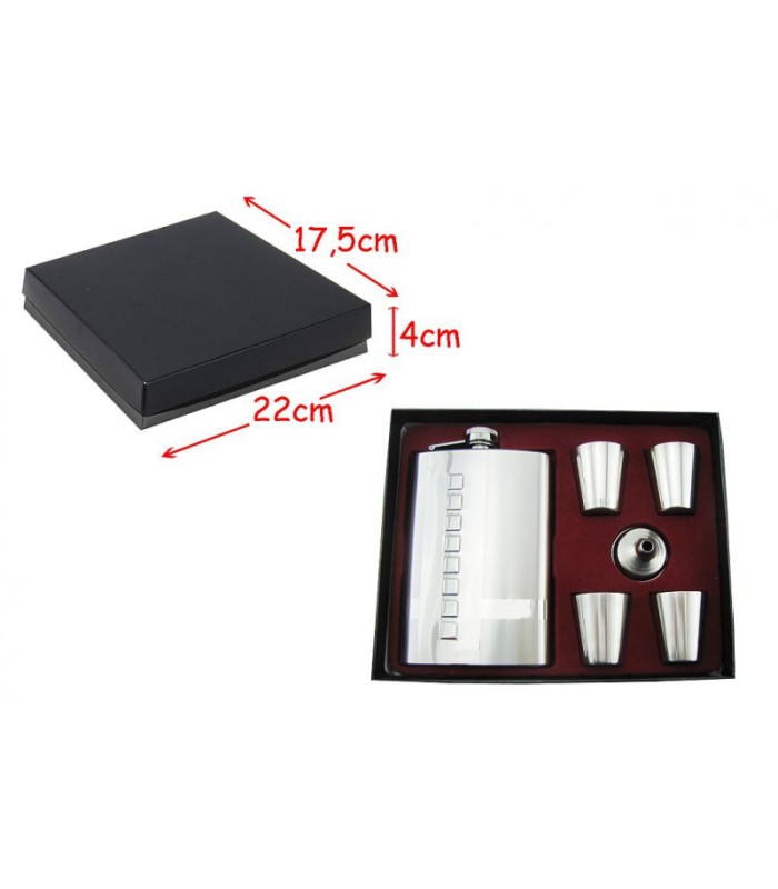 COFFRET FLASQUE AVEC 4 SHOOTERS