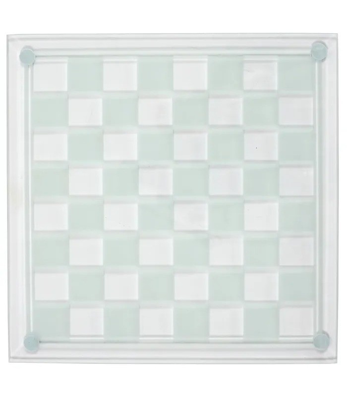 Jeu d’Échecs en Verre 25x25 cm