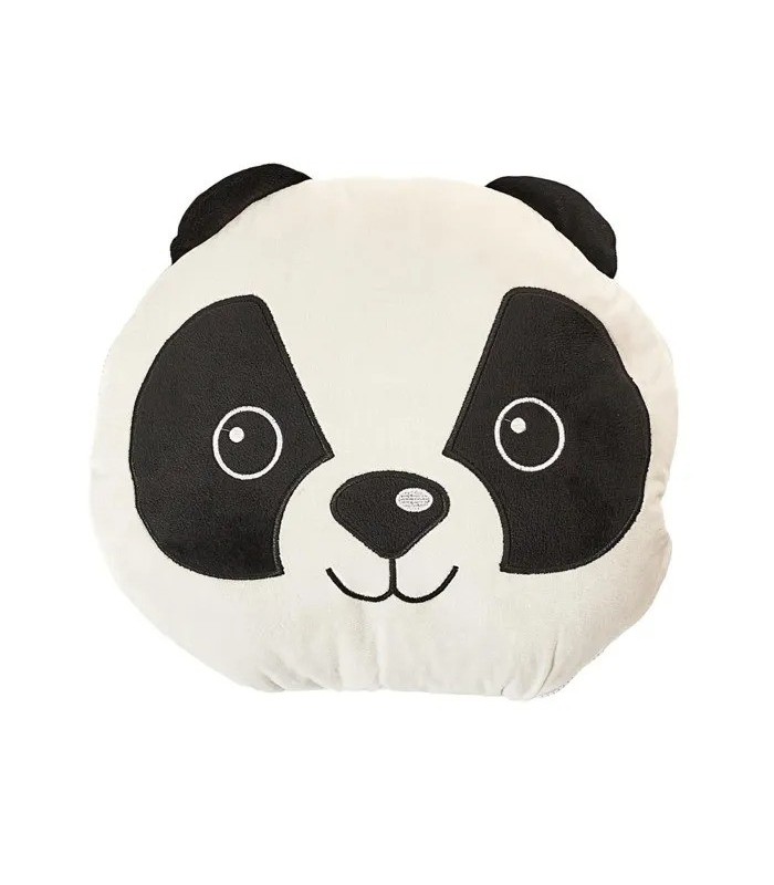 Réflexion durant une seconde Couverture convertible panda – noir et blanc, 110 x 150 cm