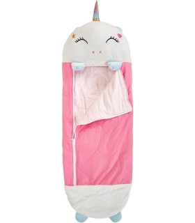 Réflexion durant une seconde Sac de couchage convertible licorne – 130 x 50 cm enfant