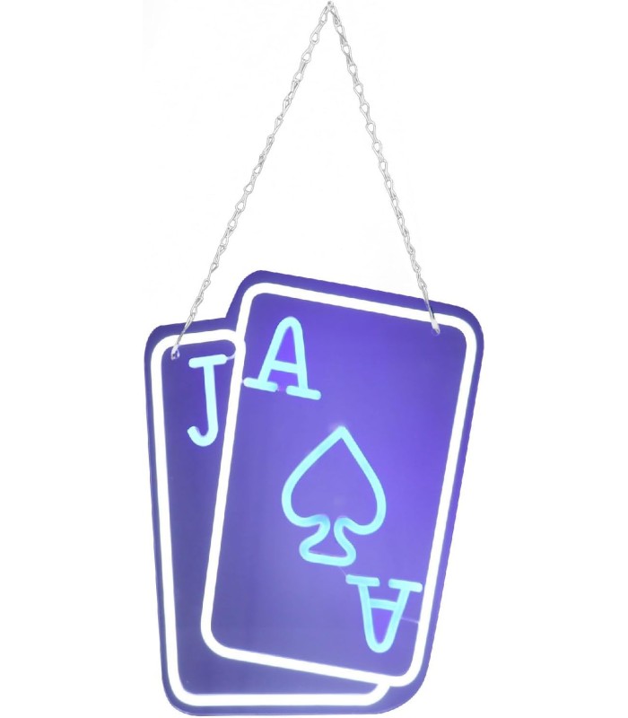 LAMPE CARTES EFFET NEON USB