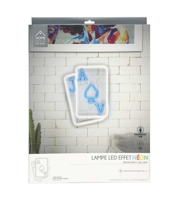 LAMPE CARTES EFFET NEON USB