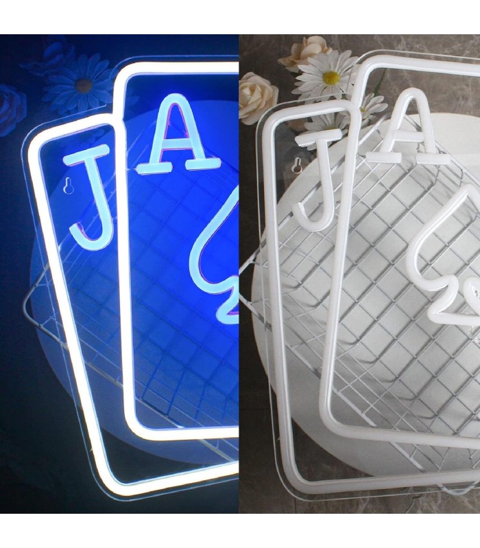 LAMPE CARTES EFFET NEON USB