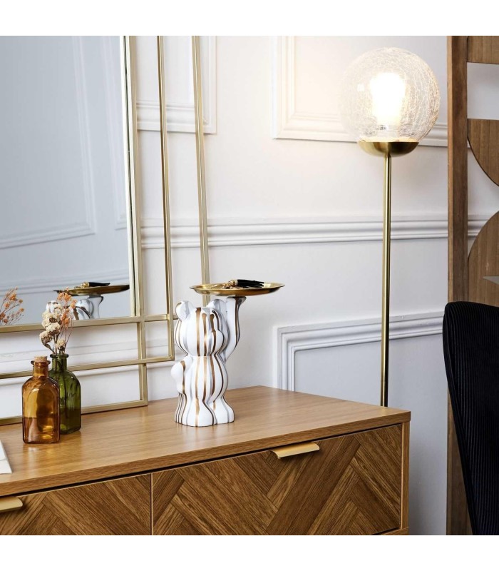 SCULTURE DECO BLANC VIDE POCHE