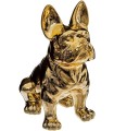 Bulldog Or | Statuette décorative design pour intérieur H 22 cm 🐶