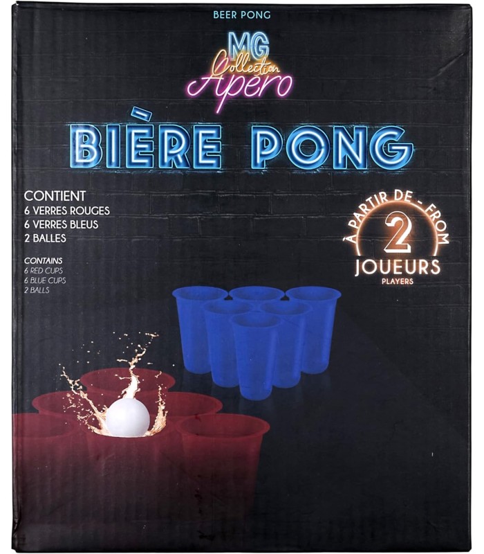 Jeu à boire bière pong 🍺 | verres festifs, ambiance garantie