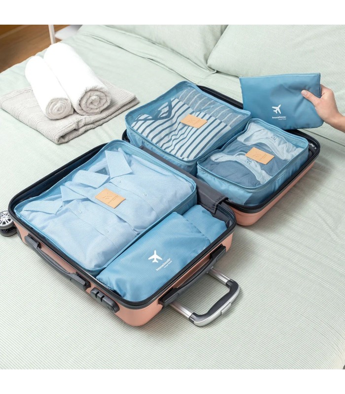 Ensemble de sacs de rangement pour bagage Luggan InnovaGoods 6 Pièces