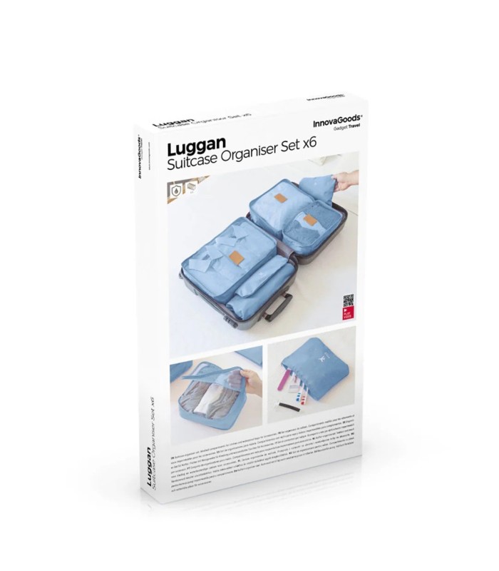 Ensemble de sacs de rangement pour bagage Luggan InnovaGoods 6 Pièces