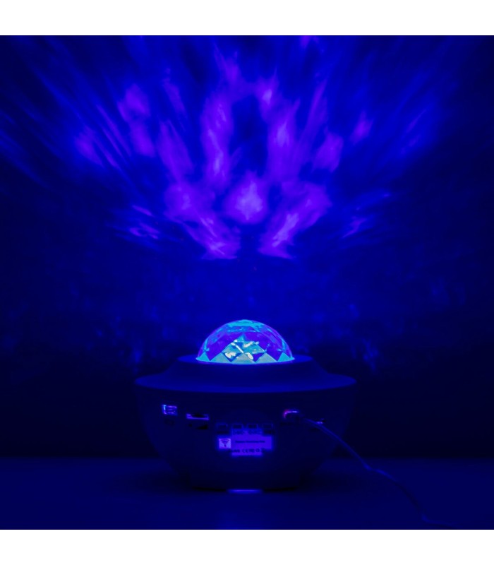 Projecteur d’étoiles LED 🌌 | blanc, BT, ambiance relaxante