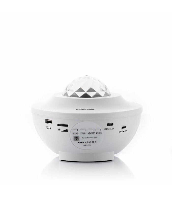 Projecteur d’étoiles LED 🌌 | blanc, BT, ambiance relaxante
