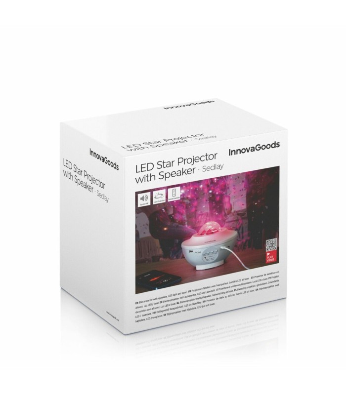 Projecteur d'Étoiles LED avec Haut-parleur Sedlay InnovaGoods