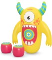 Monstre Gonflable de frappe 120 cm – jaune multicolore