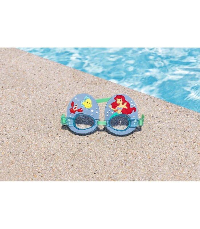 Bestway Lunettes de natation pour enfants avec sangle en silicone, sirène +3 ans Piscine et plage 09113