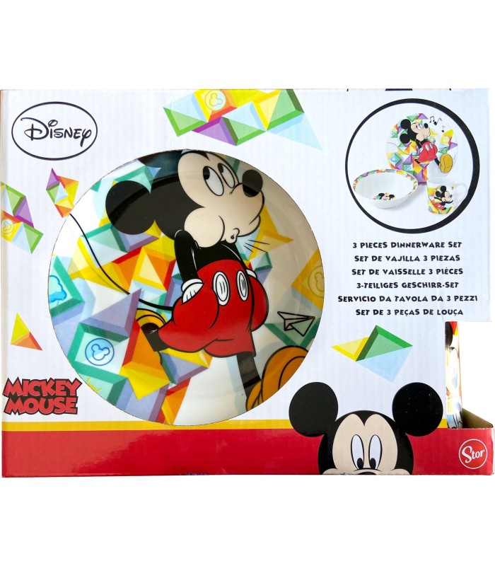 Coffret déjeuner céramique Mickey – set 3 pièces Disney