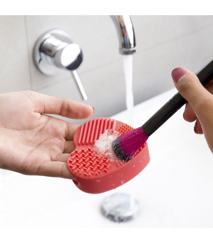 Nettoyeur pour pinceaux de maquillage Heart InnovaGoods