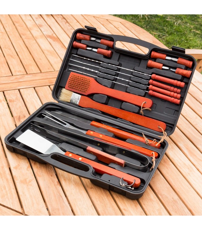Malette Barbecue Barbecase InnovaGoods 18 Pièces