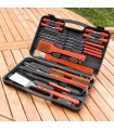 Malette ustensiles barbecue 🍖 | inox 18 pièces