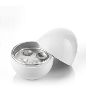 Cuiseur à Oeufs pour Micro-ondes avec Livre de Recettes Boilegg InnovaGoods