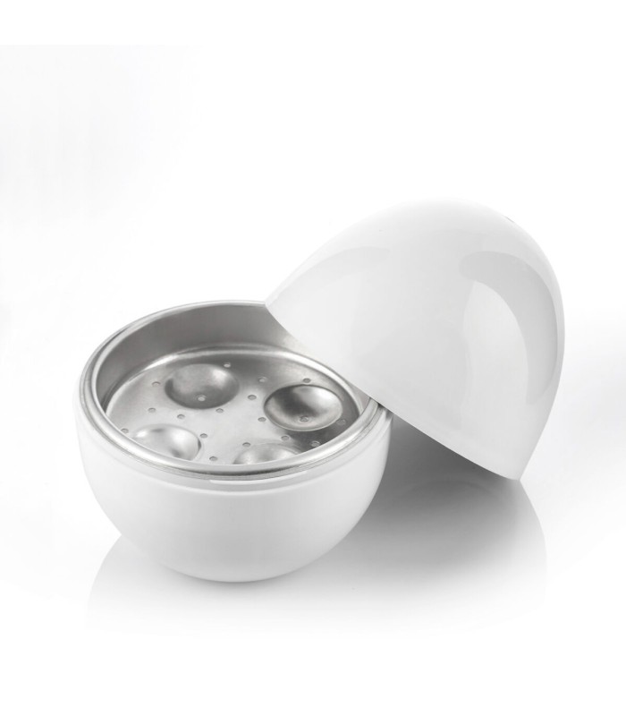 Cuiseur à Oeufs pour Micro-ondes avec Livre de Recettes Boilegg InnovaGoods