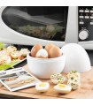 Cuiseur à Oeufs pour Micro-ondes avec Livre de Recettes Boilegg InnovaGoods