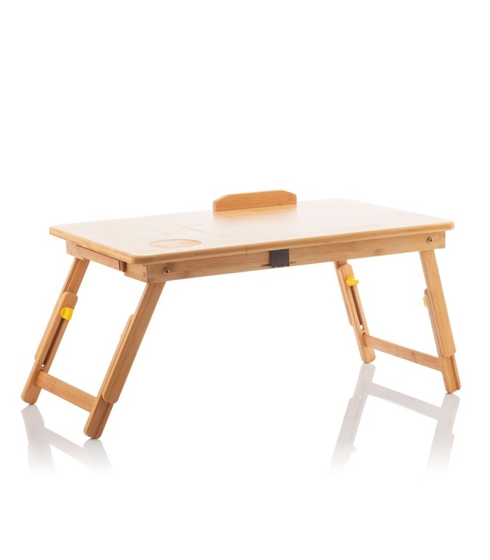 Table pliante bambou 💻 | bureau lit 5 Positions