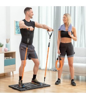 Système d'entrainement complet portatif avec guide d'exercices Gympak Max InnovaGoods