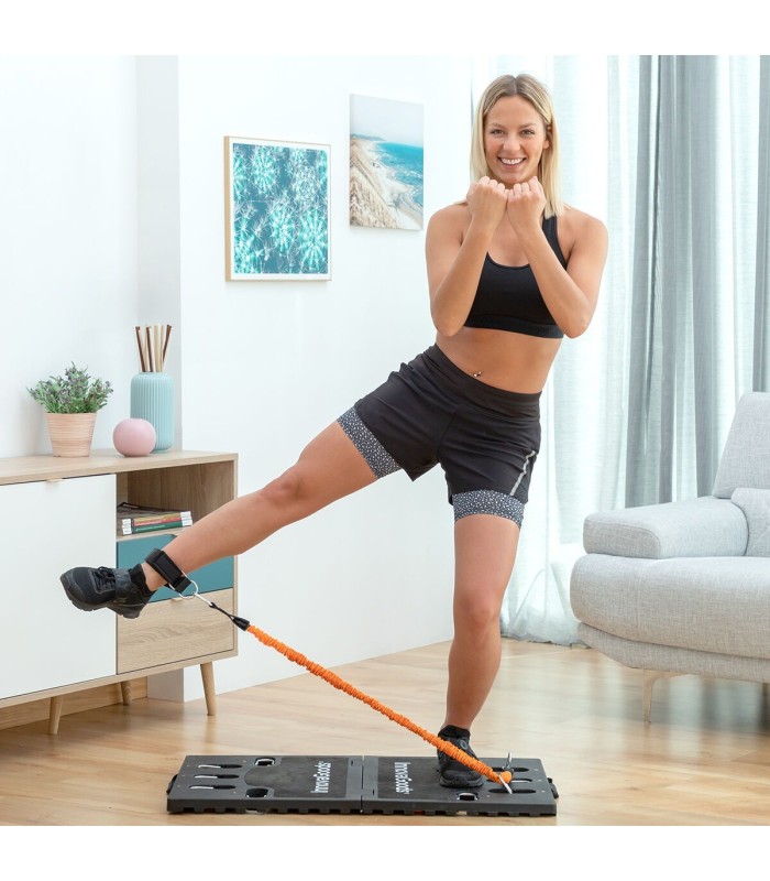 Système d'entrainement complet portatif avec guide d'exercices Gympak Max InnovaGoods