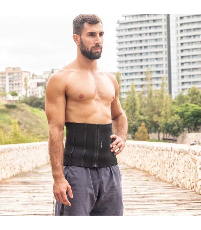 Gaine de sport amincissante 🔥 | néoprène noir – sportifs