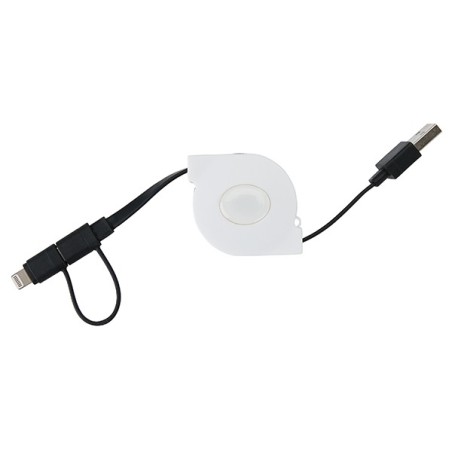 Câble rétractable noir