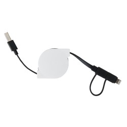 Câble rétractable noir