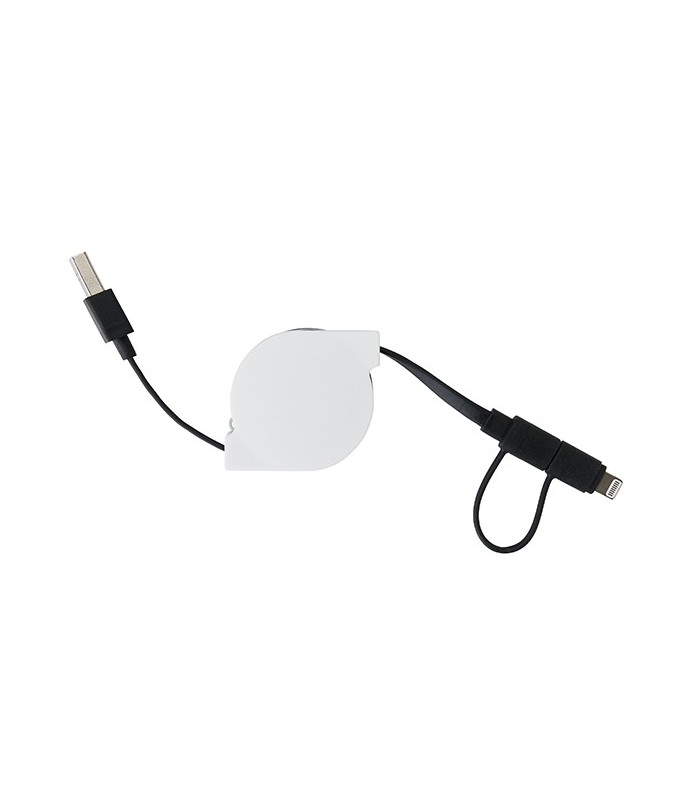 Câble rétractable noir