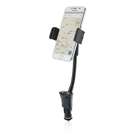 Chargeur automobile USB avec support téléphone