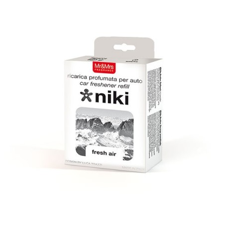 Recharge pour diffuseur voiture Niki fresh air, Mr and Mrs Fragrance