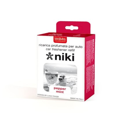 Recharge pour diffuseur voiture Niki pepper mint, Mr and Mrs Fragrance