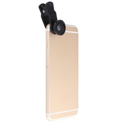 Kit de lentilles objectif  3 en 1 pour smartphone