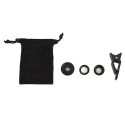 Kit de lentilles objectif  3 en 1 pour smartphone