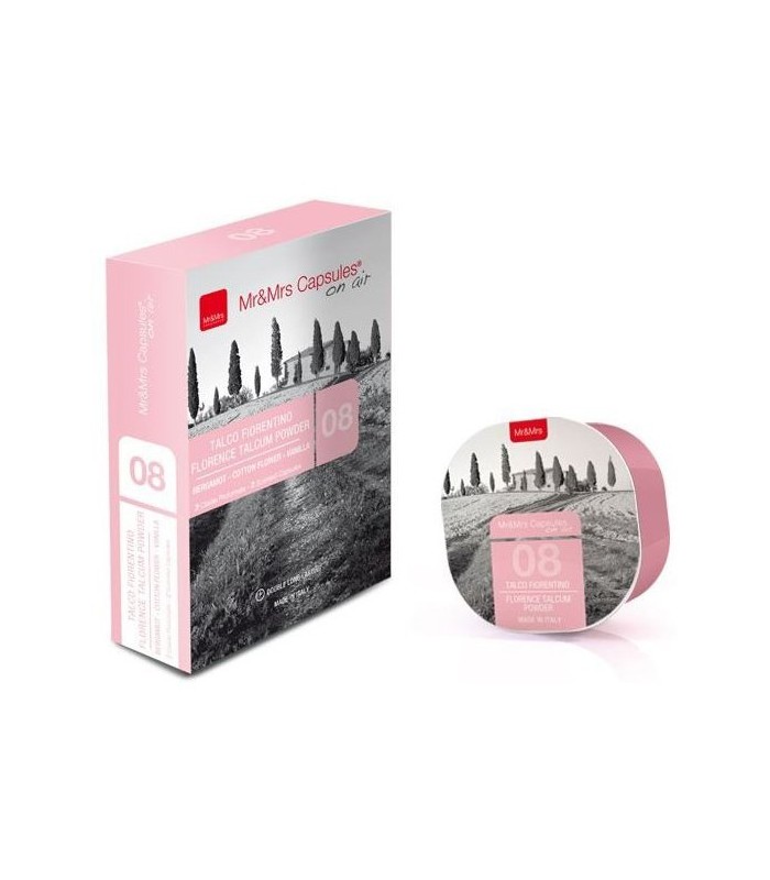 2 capsules pour diffuseur de parfum George florence talcum