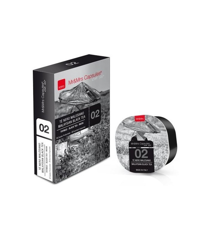 2 capsules pour diffuseur de parfum George black tea