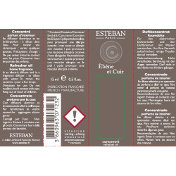 Concentré de parfum Ebène et Cuir