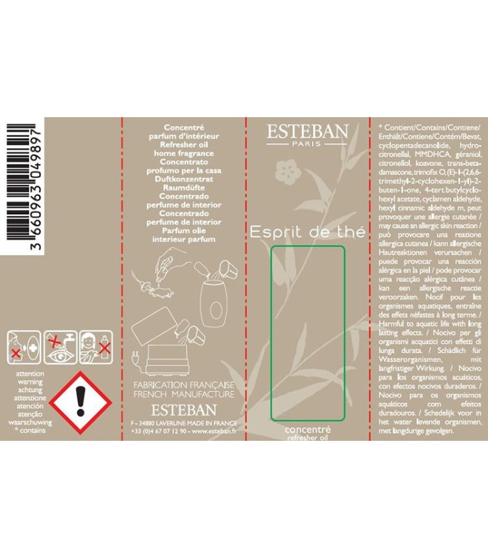 Concentré de parfum Esprit de Thé