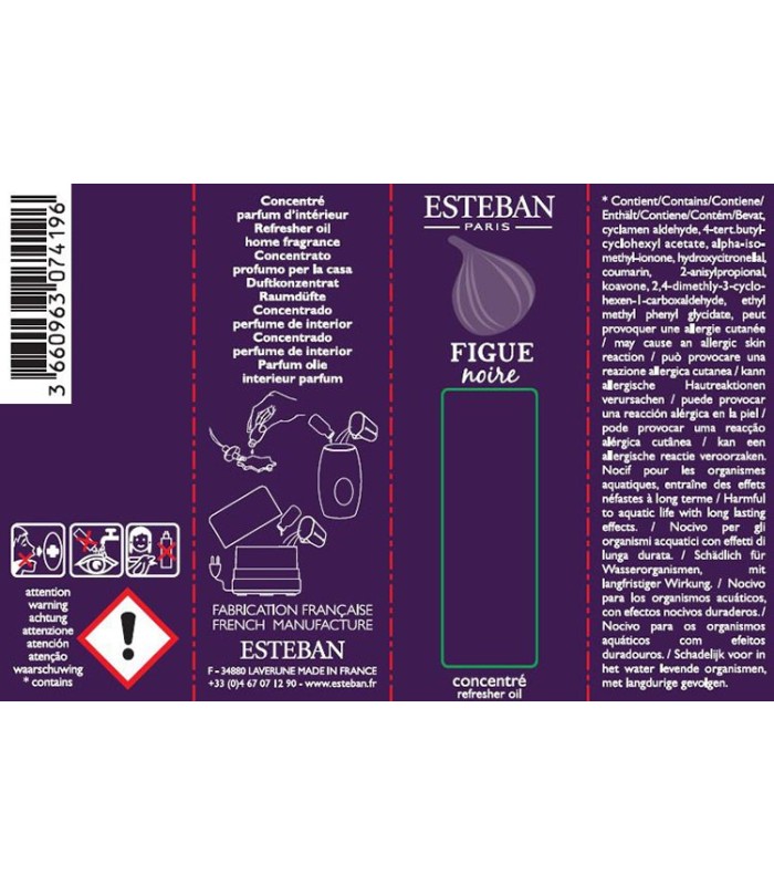 Concentré de parfum Figue Noire