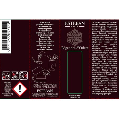 Concentré de parfum Légendes d'Orient