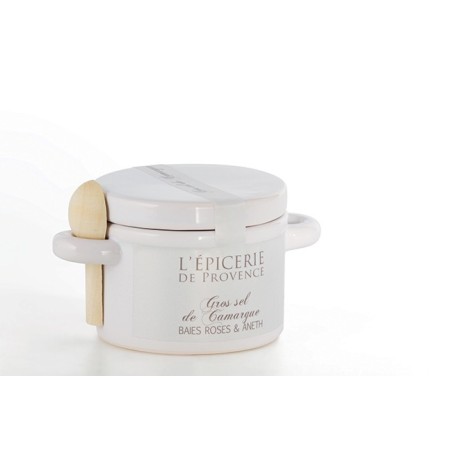 Gros sel de Camargue aux baies rose et à l'aneth