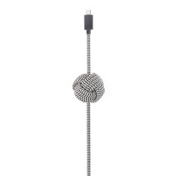 Câble tressé anti-glisse 3 mètres micro USB zèbra