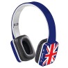 Casque stéréo Hi-Fi bleu Bluetooth UK