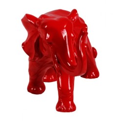 Eléphant rouge